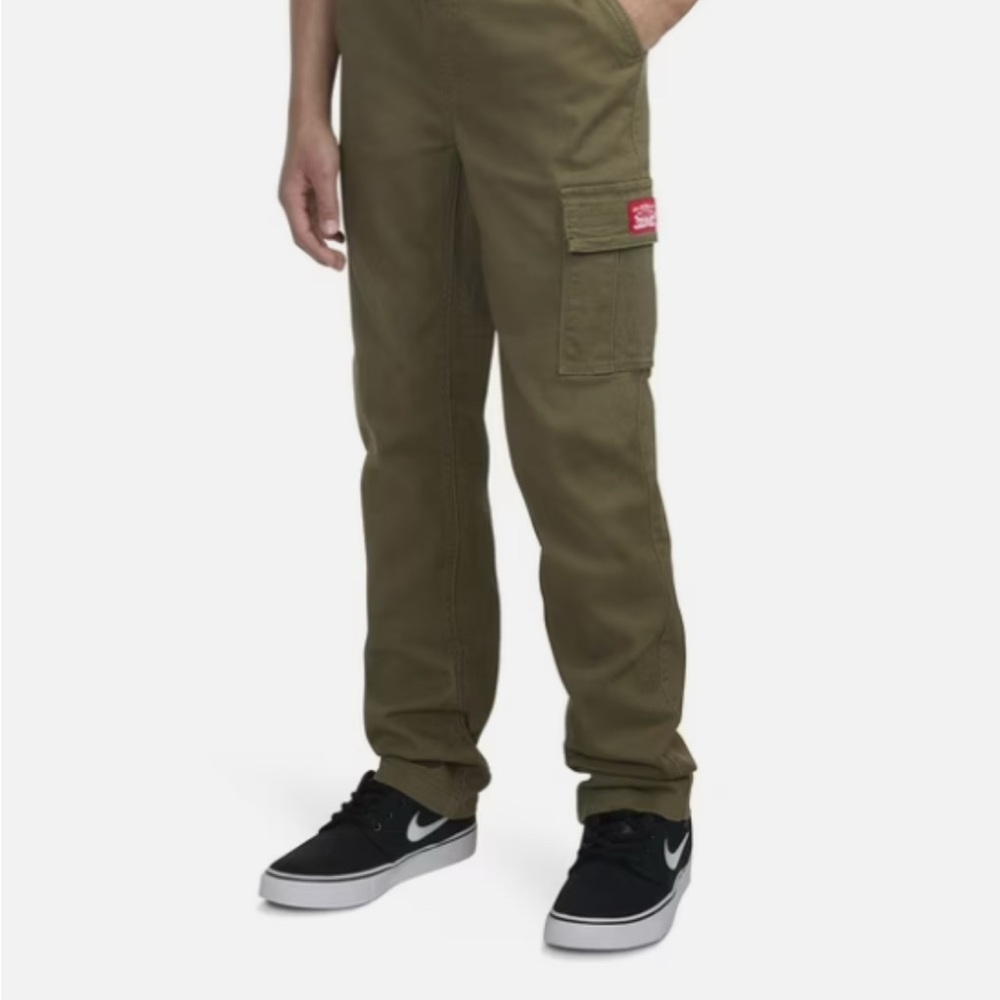 Boys Green Cargo Pants Size 6